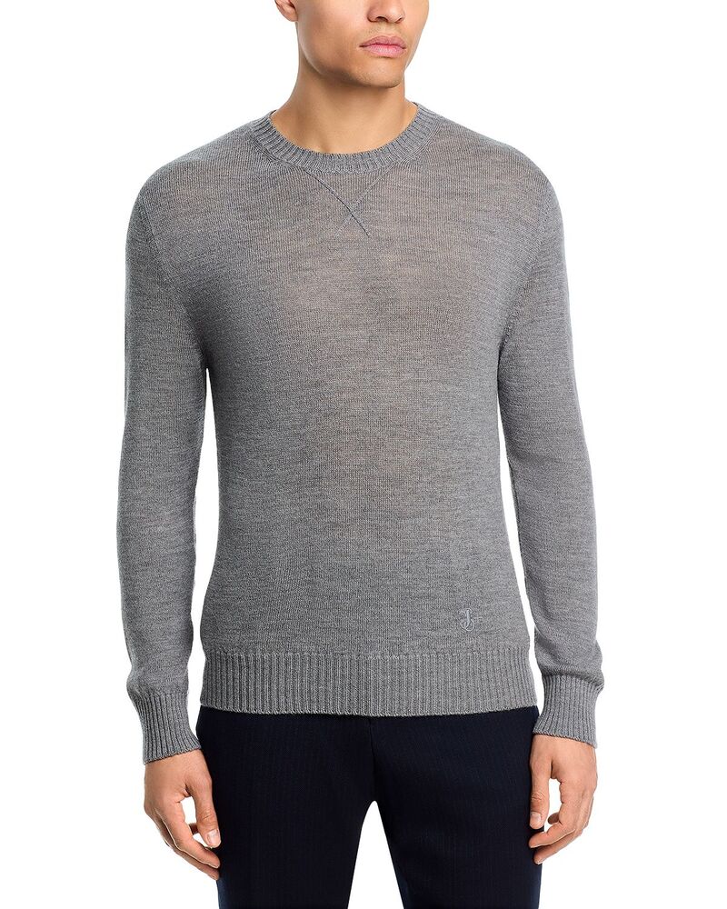 ジル・サンダー メンズ アウター 編み物・プルオーバー 労働者の一団のど首 羊毛 Jil Sander Crewneck Wool Sweater London Fog