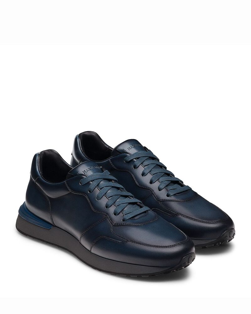 マグナーニ メンズ シューズ スニーカー Magnanni Men'syros Navy Sneakers Navy ネイビー｜ReVida 店