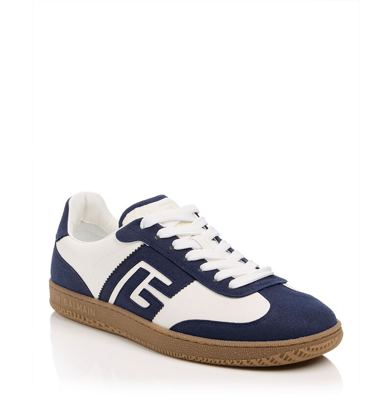 バルマン メンズ シューズ スニーカー Balmain Men\u0027swan Sneakers White/Navy 白いこと
