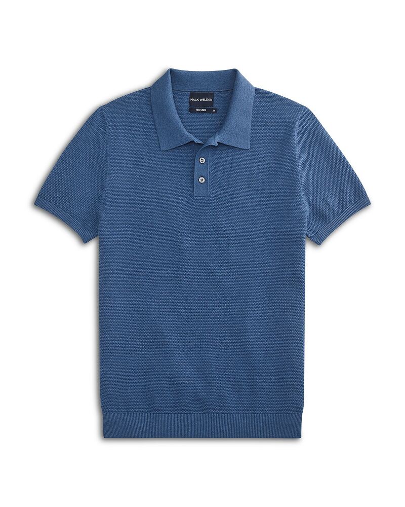 マック ウェルダン メンズ トップス スポーツシャツ リネン Mack Weldon Tech Linen Polo Shirt Deep Lagoon Heather ギョリュウモドキ