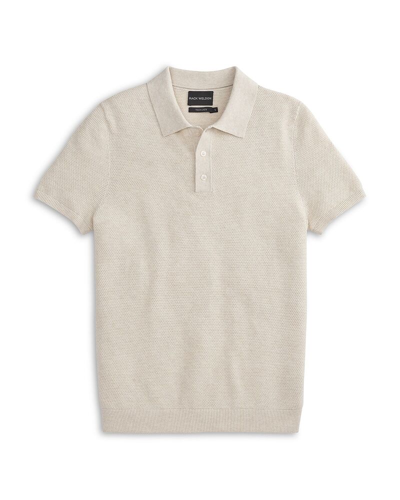 マック ウェルダン メンズ トップス スポーツシャツ リネン Mack Weldon Tech Linen Polo Shirt Latte Heather ギョリュウモドキ