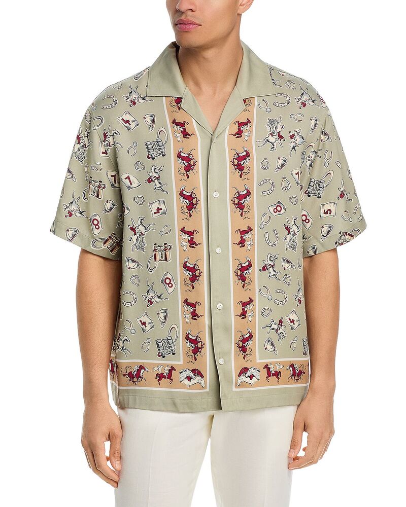 フューゴ メンズ トップス シャツ HUGO Espino Short Sleeve Shirt Light Pastel Green グリーン｜ReVida 店