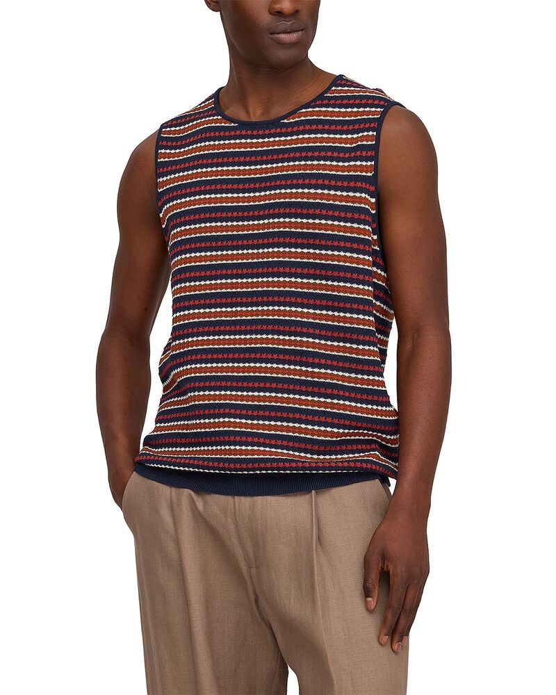 NN07 メンズ トップス 貯蔵タンクとっ始め NN07 Bari Tank Navy Multi 米国海軍
