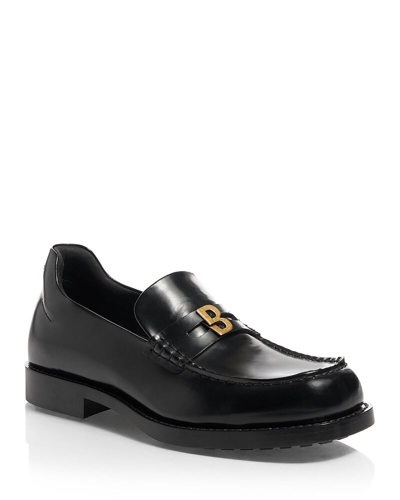 バレンシアガ メンズ シューズ スリッポン・ローファー Balenciaga Men\u0027shiny Loafers Noir Multi マルチ色合い