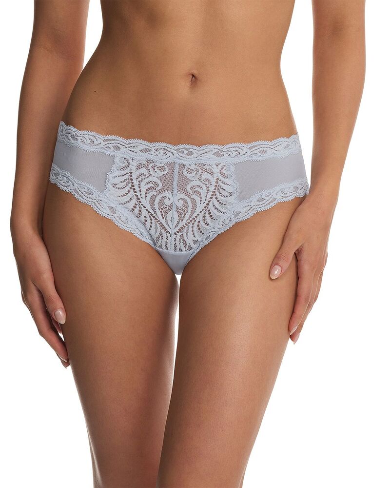 ナトリ レディース アンダー御召しもの ズボン下 Natori Feathers Hipster Frosted Sky