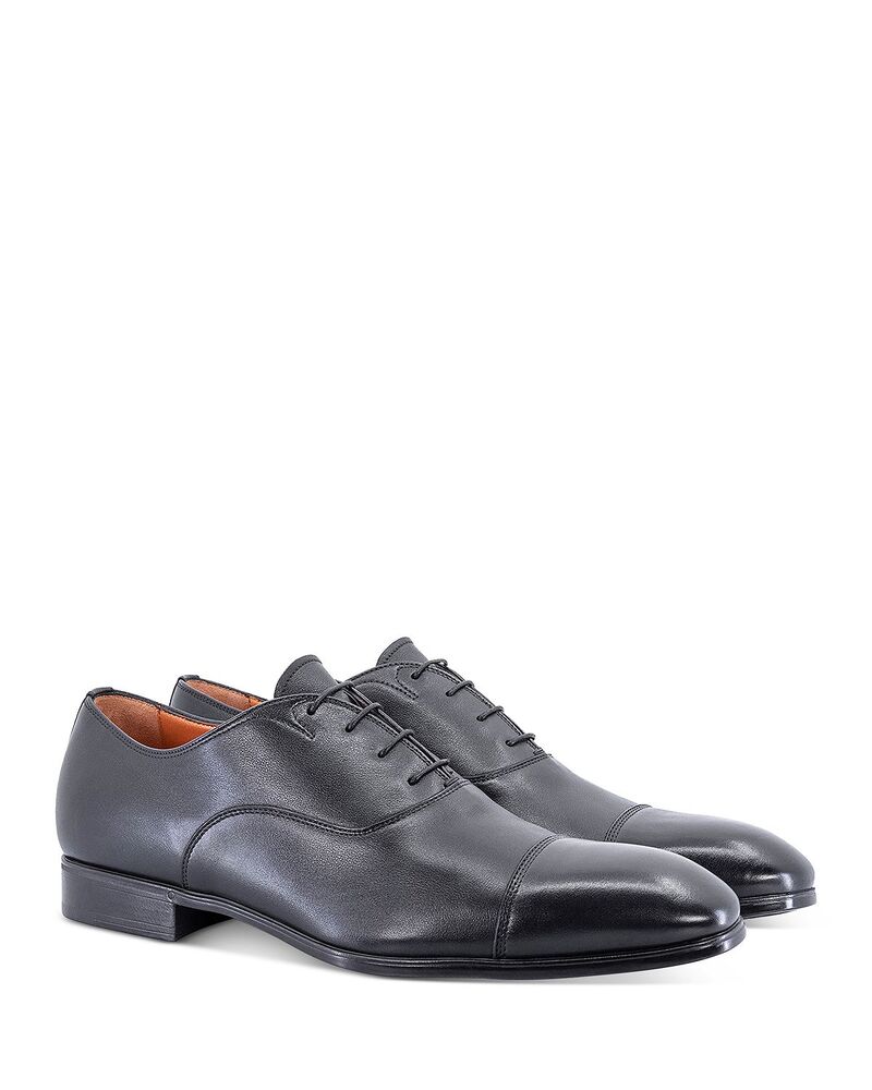 サントーニ メンズ シューズ スニーカー スピード競技 Santoni Men ’ salem Lace Up Dresshoes Black 黒いこと