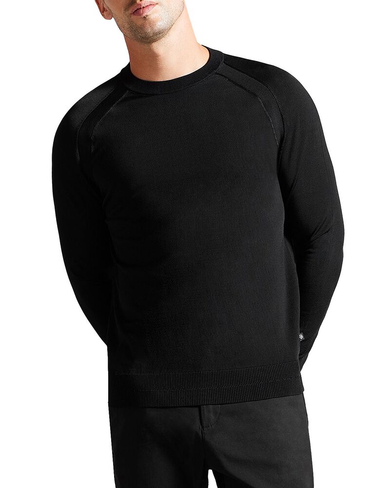 テッドベーカー メンズ アウター 編み物・プルオーバー 労働者の一団のど首 Ted Baker Maywo Crewneck Sweater Black 黒いこと