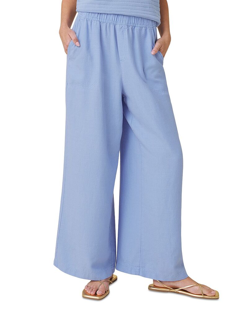 スプレンディット レディース ボトムス 心地よいズボン下 Splendid Angie Palazzo Pants Azure