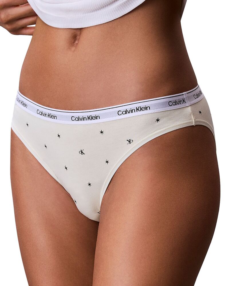 カルバンクライン レディース アンダーお召しもの ズボン下 ロゴタイプ Calvin Klein Modern Logo Bikini Seeing Stars Pear Sorbet