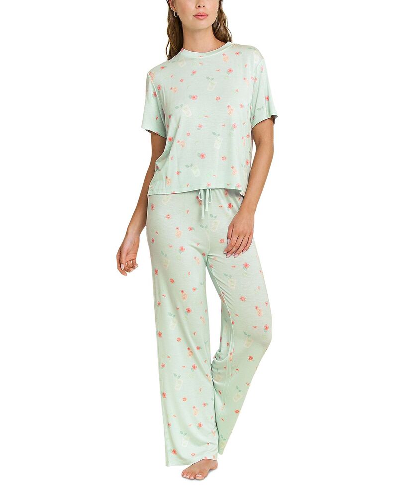 ハニーデュー インティメッツ レディース アンダーお召しもの ナイト爵お召しもの 刷り上げる Honeydew Printed Pajama Set Mint Mojito Bliss ペパーミント
