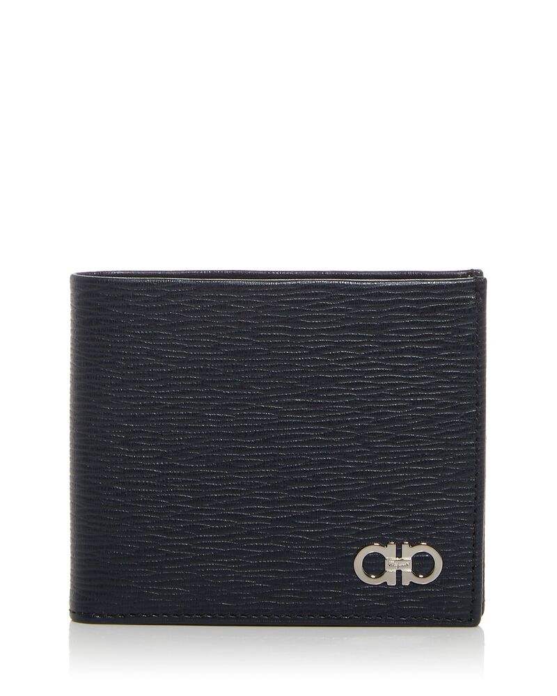 フェラガモ メンズ 佩び物 札入れ なめし革 FERRAGAMO Men\u0027s Revivaleather Bifold Wallet Deep Ocean