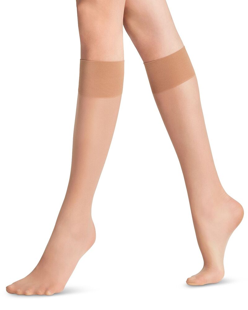 ファルケ レディース アンダーお召しもの ソックス ナイロン Falke Nylon Knee High Socks Powder