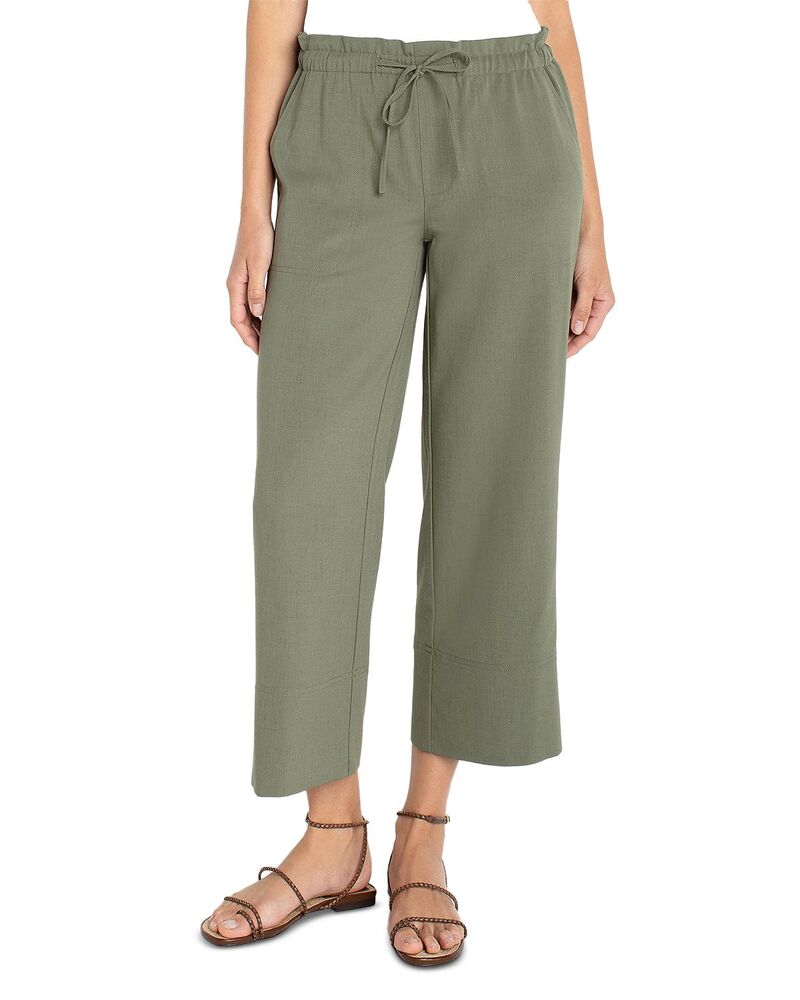 リヴァプール 天使の都市 レディース ボトムス 心地好いズボン下 アンクル Liverpoolos Angeles Tie Waist Ankle Pants Martini Olive オリーブ