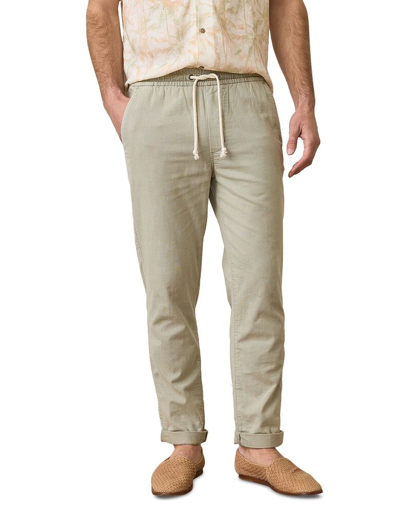 米国海兵隊員 度合い メンズ ボトムス 心地よいズボン下 Marine Layer Saturday Stretch Beach Pants Faded Vetiver