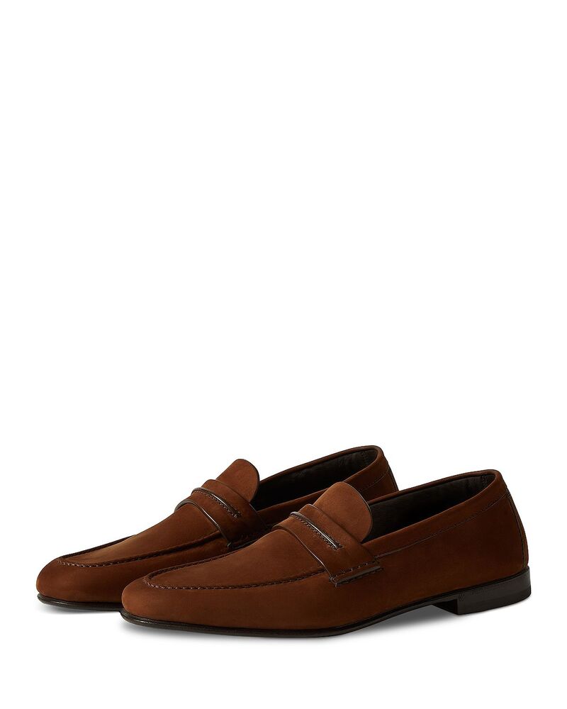 ゼニア レディース シューズ スリッポン・ローファー ZEGNA SECONDSKIN Mocassin Loafers Light Brown 赤銅色