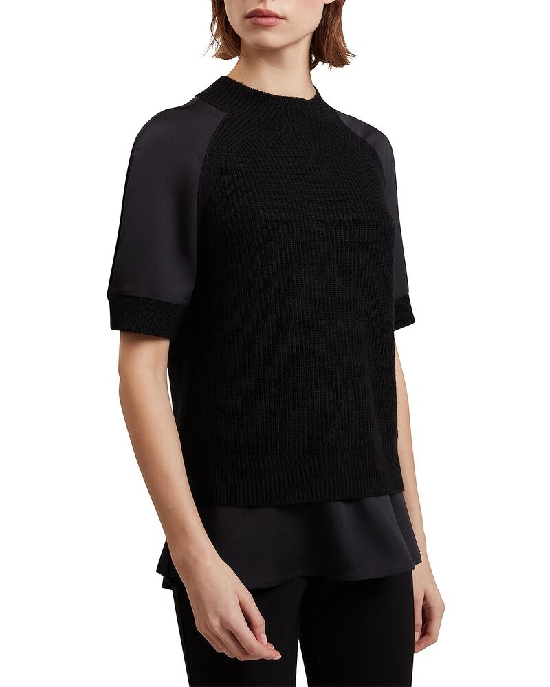 テッドベーカー レディース トップス プルオーバー Ted Baker Layered Look Top Black 黒いこと