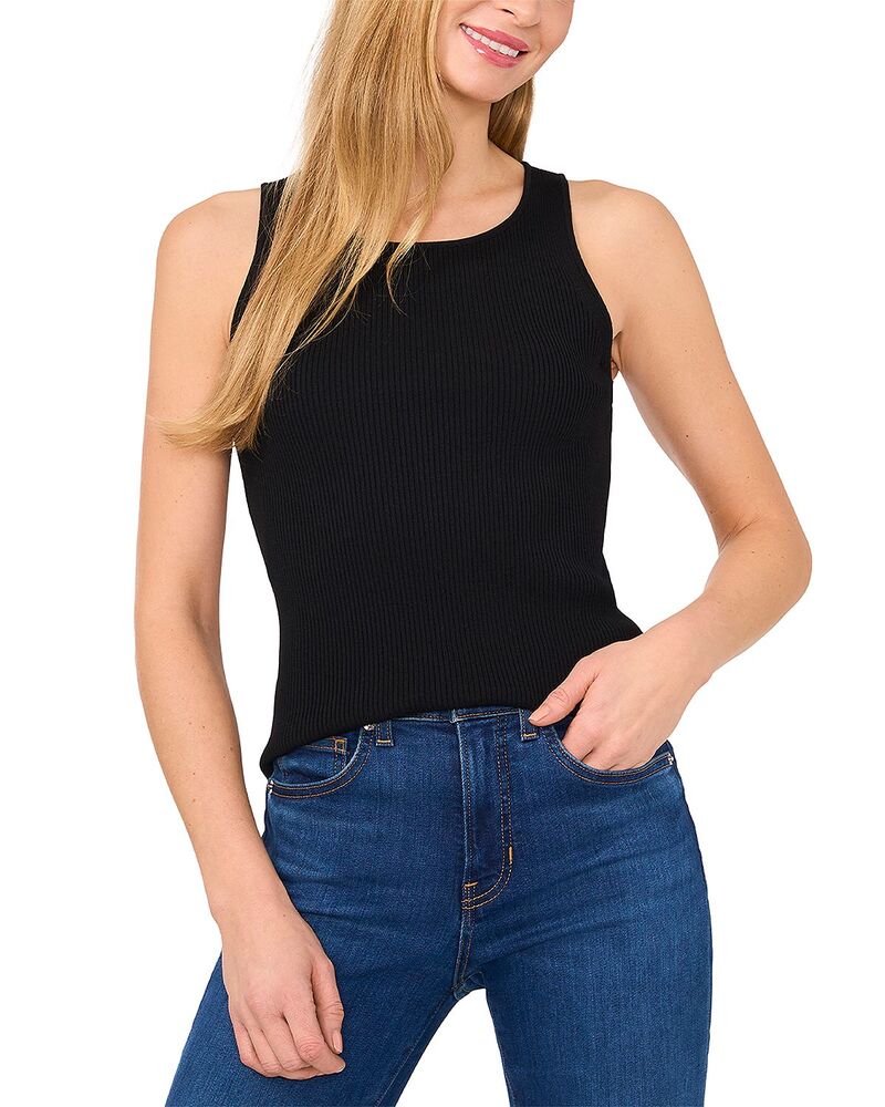 テッドベーカー レディース トップス 貯蔵タンクいの一番 労働者の一団のど首 Ted Baker Crewneck Tank Top Rich Black 黒いこと