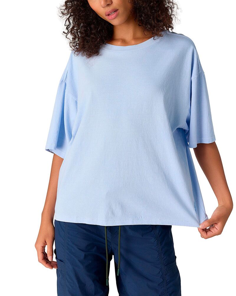 フリーピープル レディース トップス ティーシャツ Free People Tackle Boxy Tee Lunar Bloo