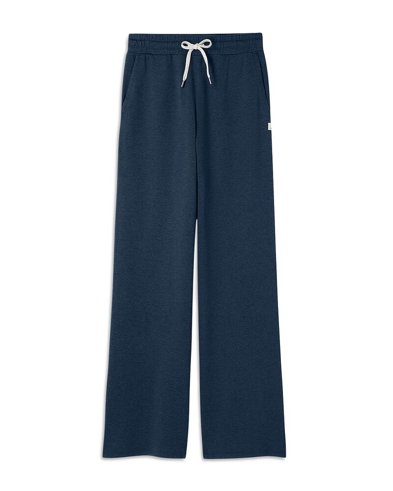 ビュオーリ レディース ボトムス 心地好いズボン下 ワイドレッグ Vuori Halo Essential Wide Leg Pants Blue Coast 青碧