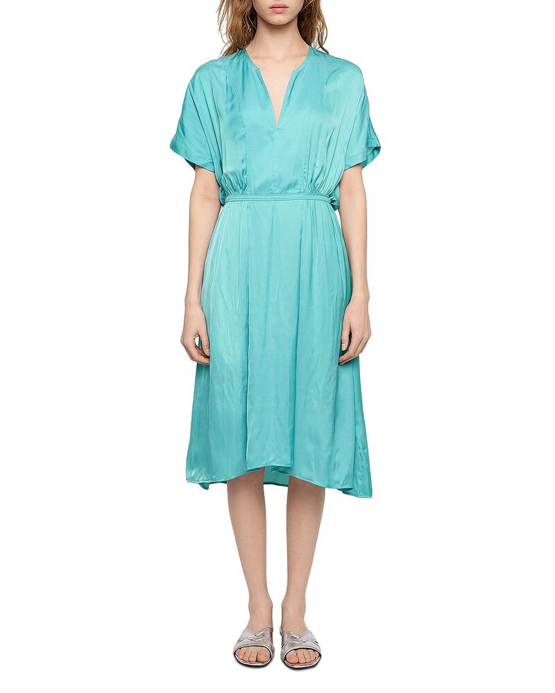 ザディグ エ フランソア・マリー・ヴォルテール レディース トップス 衣裳 繻子 Zadig \u0026 Voltaire Riaz Satin Dress Borneo