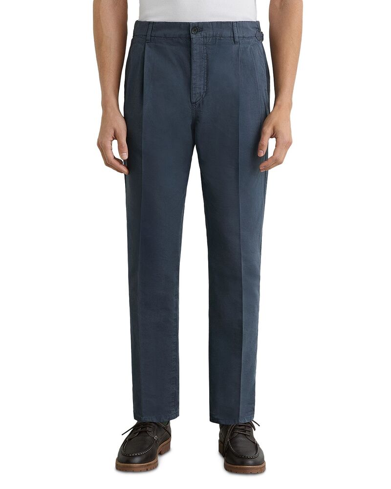 レイス メンズ ボトムス 心地好いズボン下 REISS Pablo Side Adjuster Trousers Airforce Blue 青み