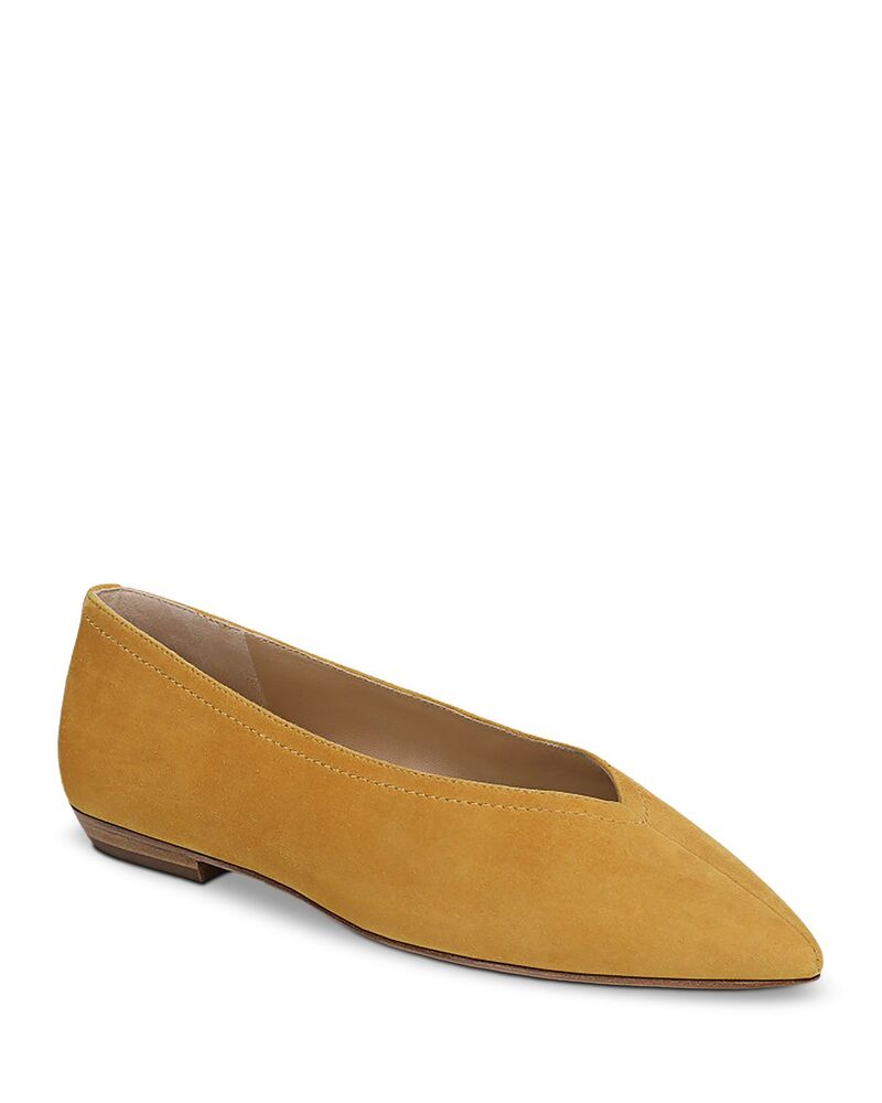 ヴェロニカ ベアード レディース シューズ パンプス Veronica Beard Women\u0027s Bancroft Pointed Flats Mustard Yellow 黄色