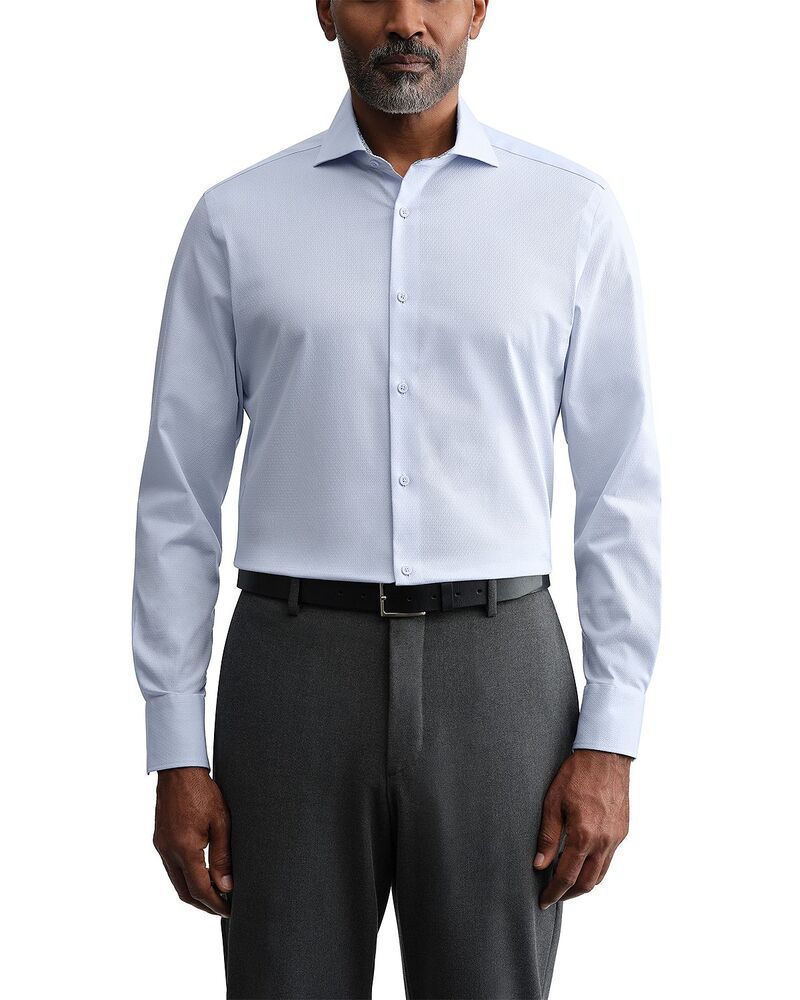 テッドベーカー メンズ トップス プルオーバー か細い填まる Ted Baker Nantucket Spread Collar Slim Fit Premium Stretch Dresshirt Lighteal ティール