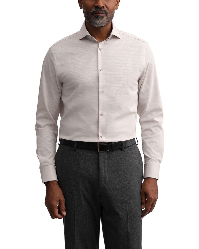 テッドベーカー メンズ トップス プルオーバー か細い填まる Ted Baker Nantucket Spread Collar Slim Fit Premium Stretch Dresshirtaupe トープ