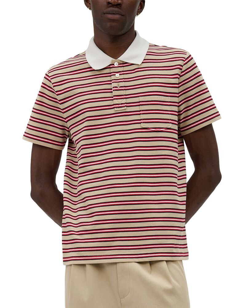 アーペーセー メンズ トップス スポーツシャツ A.P.C. Oscar Polo Shirt Dark Beige ベージュ