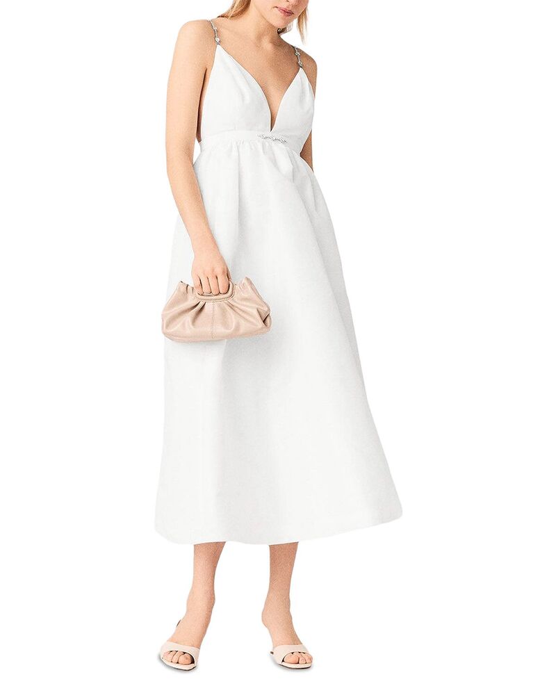 マージュ レディース トップス 衣装 Maje Rapassa Dress White 白いこと