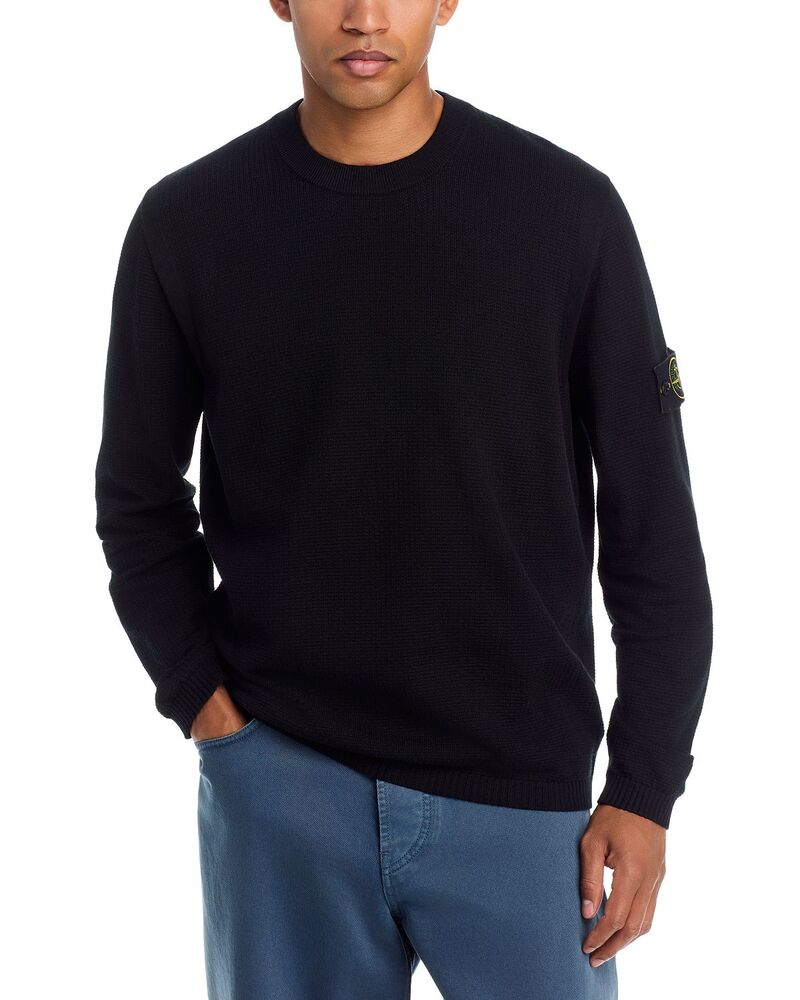 ストーンアイランド メンズ アウター 編み物・プルオーバー Stone Island Maglia Sweater Black 黒いこと