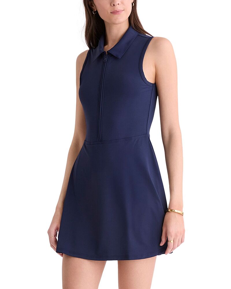 ヴァインヤードヴァインズ レディース トップス ワンピース ポロシャツ ミニ Vineyard Vines Polo Mini Dress Nautical Navy ネイビー｜ReVida 店