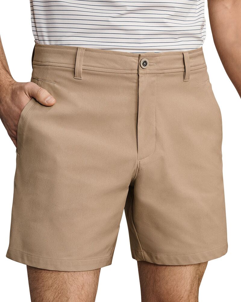 ローヌ メンズ ボトムス 二分の一ズボン下・さる股引き 遊撃手ズボン下 Rhone 7\" Nomad Techino Shorts Teak Brown 赤銅色"