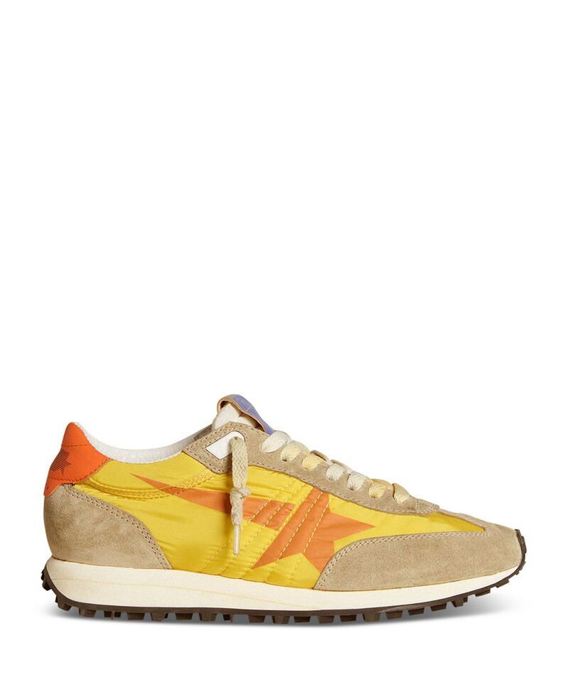 ゴールデングース レディース シューズ スニーカー Golden Goose Women\u0027s Running Marathon Sneakers Yellow/Grey/Orange 薄墨色