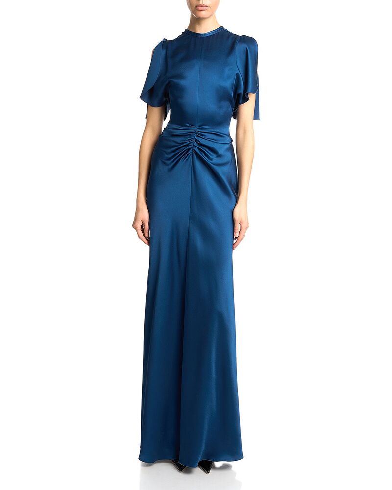 ヴィクトリア ベッカム レディース トップス ワンピース Victoria Beckham Isabella Gown Dark Ocean|ReVida 店