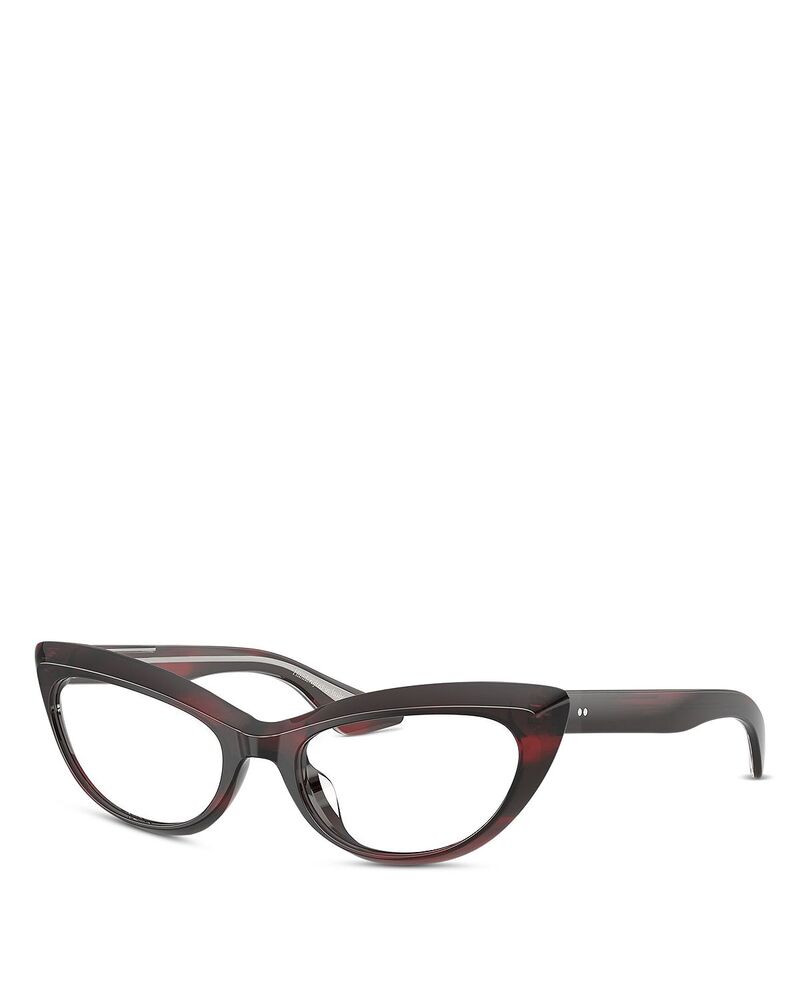 オリバーピープルズ レディース 添え物 サングラス・アイウェア Oliver Peoples Cat Eye Sunglasses 53粍 Bordeaux