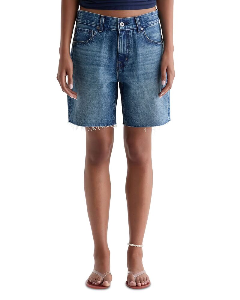 エージー レディース ボトムス 二分の一ズボン下・さる股引き 遊撃手ズボン下 AG Nouv Ex Boyfriend Mid Rise Bermuda Shorts Nouveau