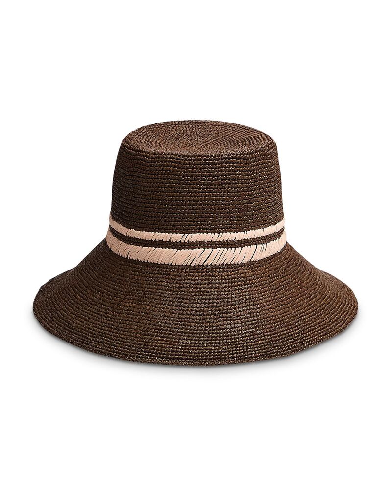 ラグアンドボーン レディース 付属物 鳥打ち帽 rag \u0026 bone Jade Rollable Raffia Bucket Hat Brown 赤銅色