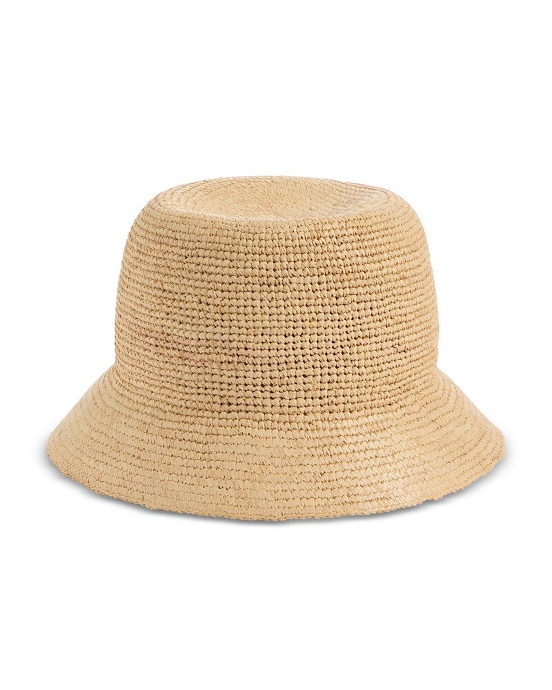 メイドウェル レディース 付属物 鳥打ち帽 Madewell Crochet Raffia Straw Sun Hat Golden Khaki カーキ