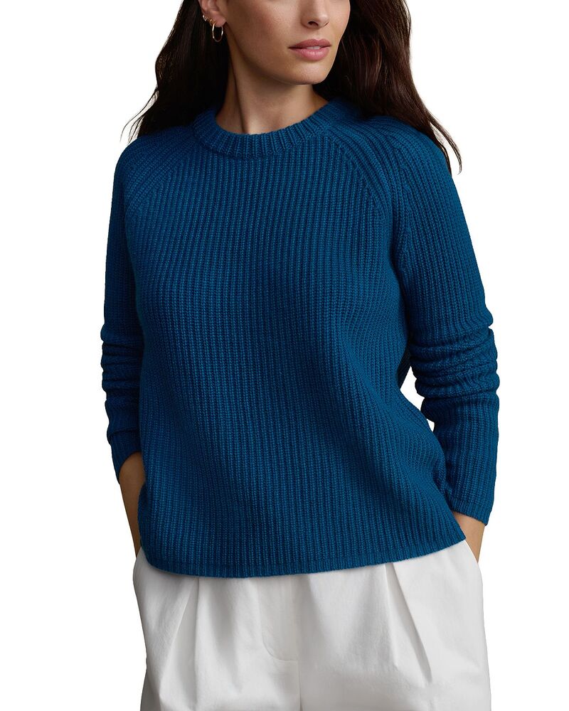 ジェニーケイン レディース アウター 編み物・プルオーバー Jenni Kayne Cashmere Fisherman Sweater Ocean