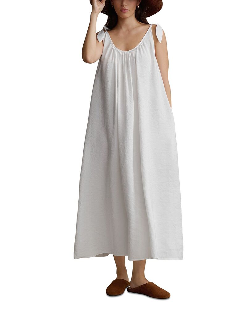 ジェニーケイン レディース トップス ワンピース Jenni Kayne Irishoulder Tie Dress Ivory アイボリー|ReVida 店