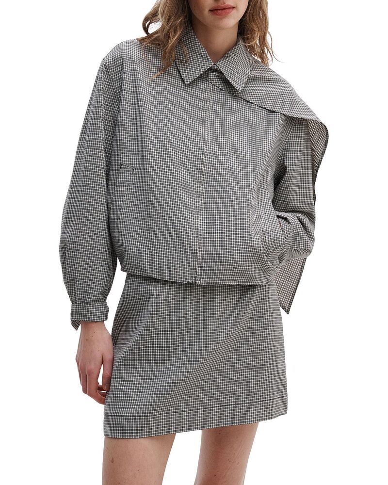 ラグアンドボーン レディース アウター 上衣・上衣 羊毛 rag \u0026 bone Krista Wool Jacket Black Plaid 黒いこと