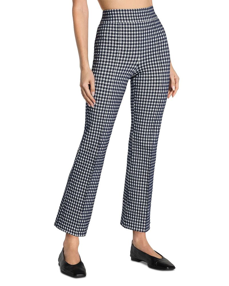 スパンク レディース ボトムス 心地好いズボン下 アンクル SPANX Supersmooth PerfectFit Ponte Kick Flare Ankle Pants Timeless Navy Gingham 米国海軍