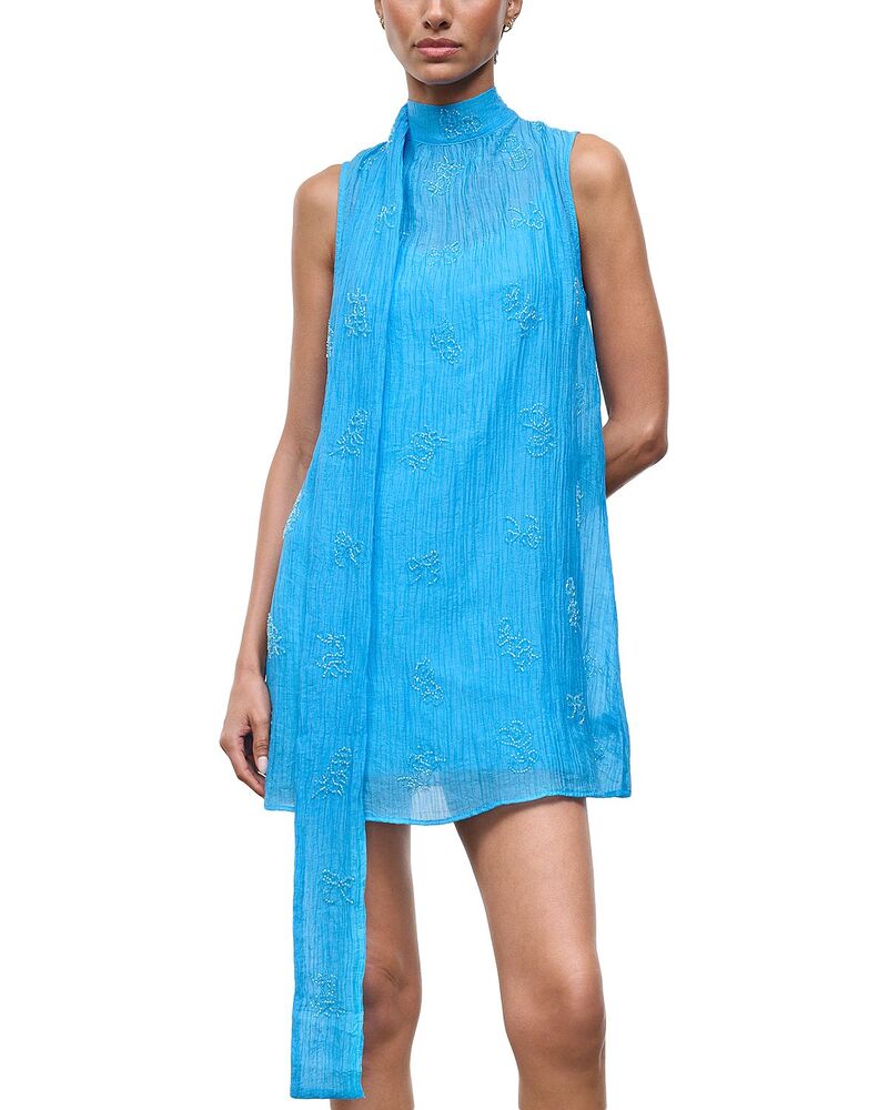 スタウド レディース トップス 衣装 ミニ STAUD Albee Mini Dress - Exclusive Pacific