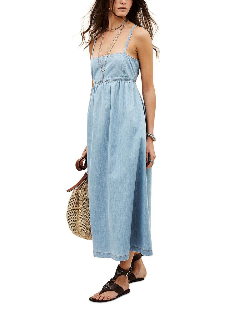 バッシュ レディース トップス 衣裳 MIDI ba\u0026sh Luigia Midi Dress Light Used Blue 青碧