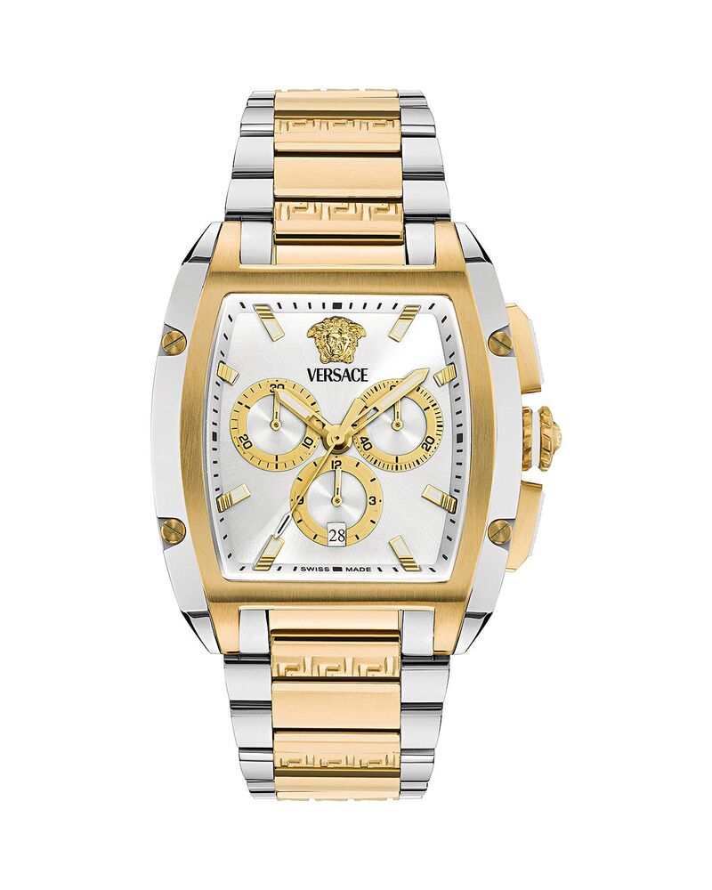 ヴェルサーチ レディース 付属物 ウオッチ Versace Dominus Chronograph 42粍 x 50粍 Two Tone