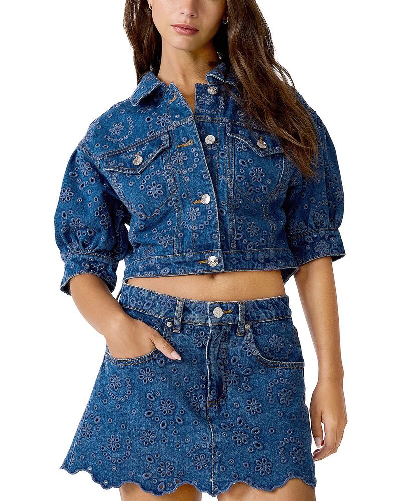 スティーブ マデン レディース アウター 上衣・上衣 ジーンズ STEVE MADDEN Serafina Denim Jacket Depths Blue Depth 青碧