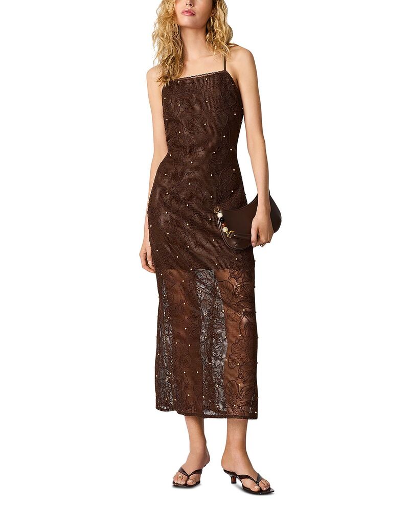 スティーブ マデン レディース トップス 衣装 STEVE MADDEN Maureenembellishedress Chicory Coffee 珈琲