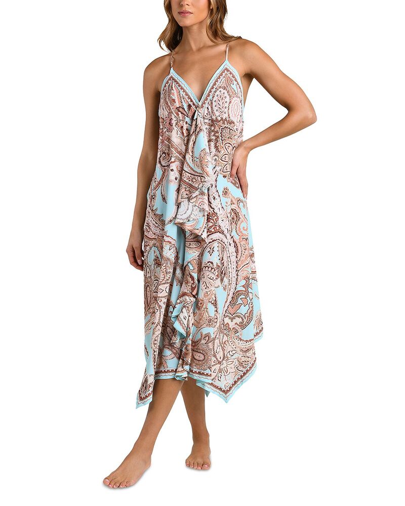 ラジャンス レディース トップス 衣装 MIDI L\u0027AGENCElisa Traditional Paisley Midi Cover-Up Dress Multi マルチ色合い