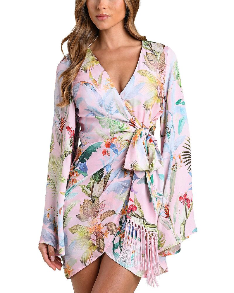 ラジャンス レディース トップス 衣装 ミニ L\u0027AGENCE Kohima Colorful Palmini Cover-Up Dress Multi マルチ色合い
